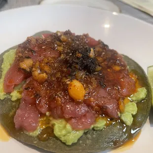Tuna Tostada