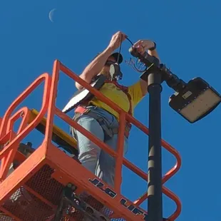 New lights going in!