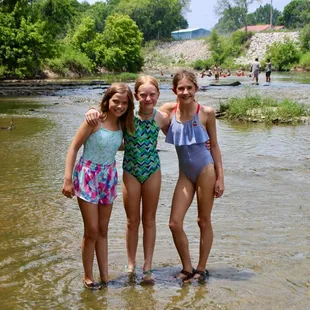 The creek is so refreshing!