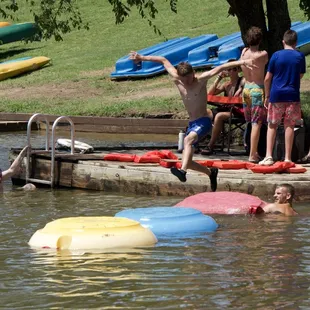 At our pond, you can fish, kayak, canoe, swim, and complete some WILD challenges!