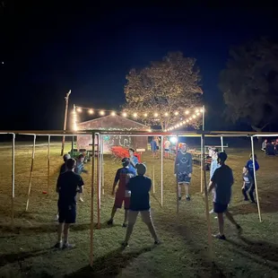 9-Square in the Air is always a fun game to play, even at night!