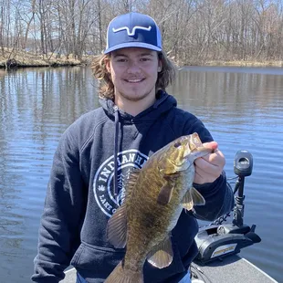 Great fishing on Island Lake