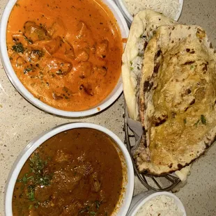 Lamb Curry Lamb Tikka Masala Garlic Naan