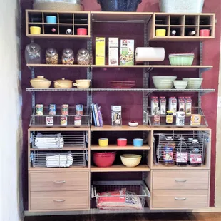 Freedom Rail pantry system