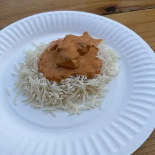 Butter Chicken on rice