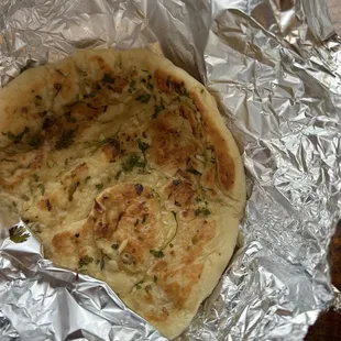 Garlic naan