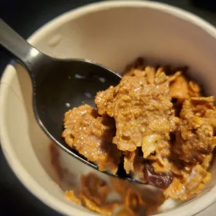 Morning bowl of cereal