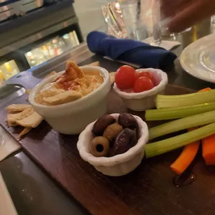 Hummus was fabulous