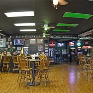 Panoramic of the pub.