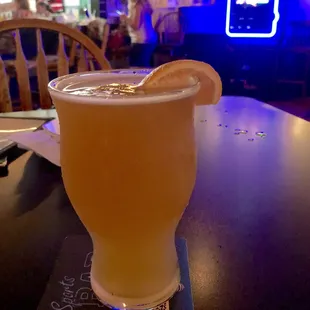 Blue Moon on tap