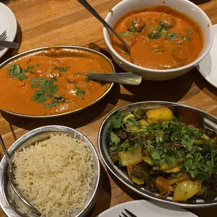 Chicken Tikka Masala (G) &amp;  Bhindi Masala (G)(v)