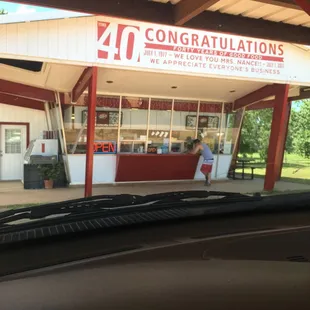One of the last true drive in eatery places around.  40 years and going strong.