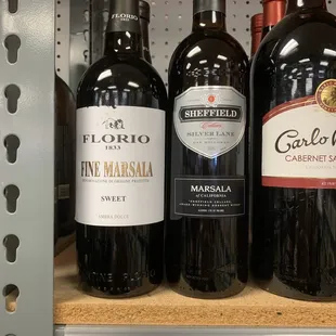 They carry Marsala wine!