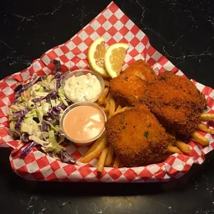 Delicious planko Cod fish $ chips