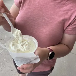 Vanilla with marshmallows