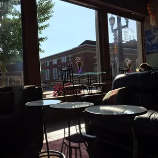 a view of the outside