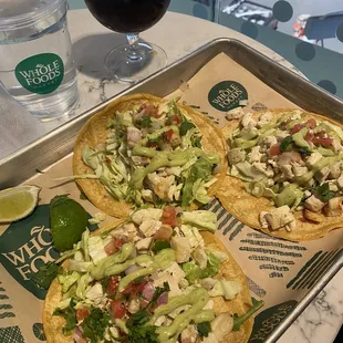 Taco Tuesday. Chicken tacos and new Belgium la folie