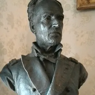 Many Sherman family pieces have been donated to the museum, including this bust, which was a study for the statue in Central Park.