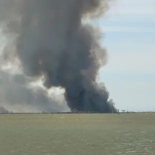 The fire even worse, huge flames!