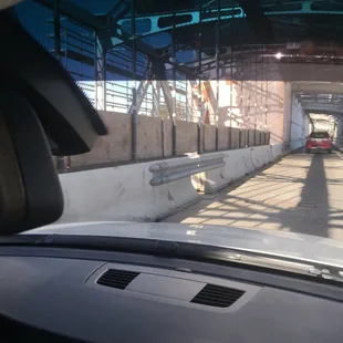 Construction on the Rio Vista bridge that goes over the Sacramento River!