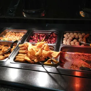 More options. Empty tray had the stuffed jalapenos I talked about in my review.