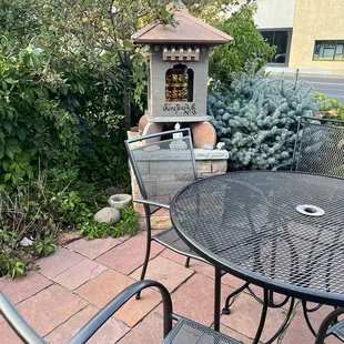 Outside dining