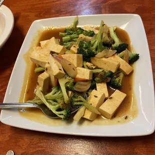 Tibetan tofu with broccoli