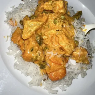 Veggie korma no coconut no nuts