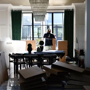 All moves are a white glove move here but we do specialize in high end preparation and relocation.
