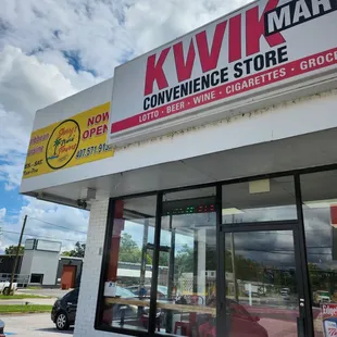 Entrance of store
