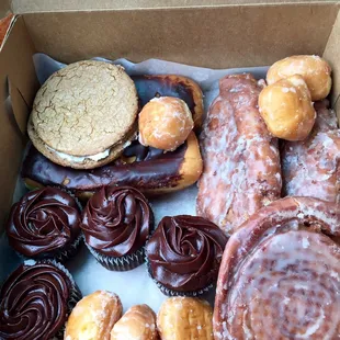 A box of sweet goodness from Sherry&apos;s Bakery