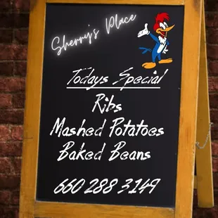 a sign for a restaurant