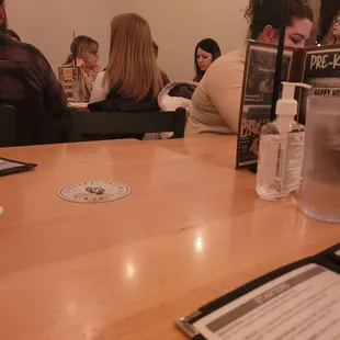 They sat us at communal tables, not a huge fan of that during the pandemic. 2.3.22, beer/chocolate dinner.