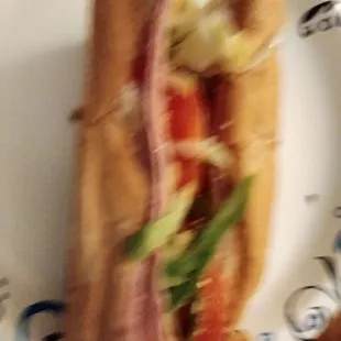 Italian cold cut sub