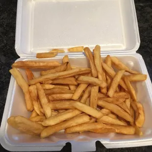 Dry cold and old fries