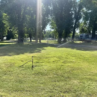 Large grass area in lower rv park