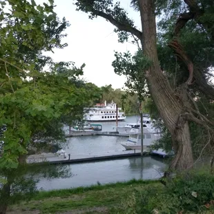 View from an RV site along the river.