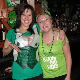 Bartenders, Cortney &amp; Nina
 St. Pat&apos;s Day