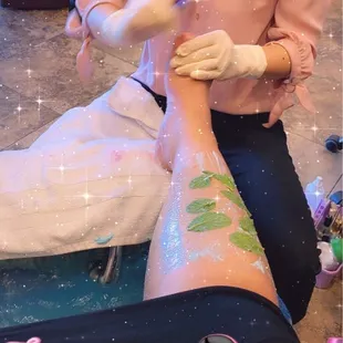 Peppermint pedi