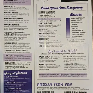 Menu as of 7/29/2024