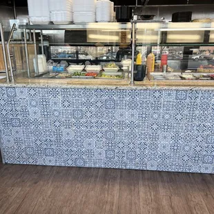 a view of the kitchen