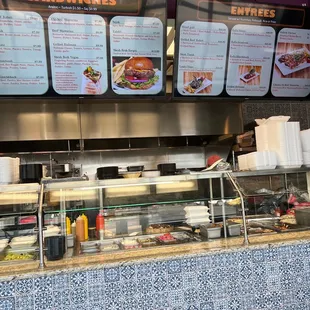 interior, sushi and sashimi