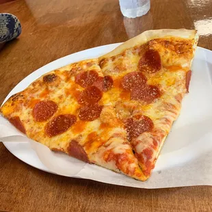 Pep 2 slice 6.99 w/drink $6.99