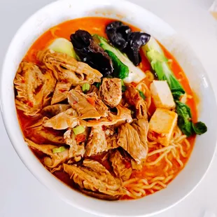 Spicy Pork Intestine Noodle Soup - Didn't like it...not for me.