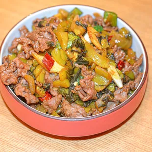 Sauerkraut Beef Pan Fried