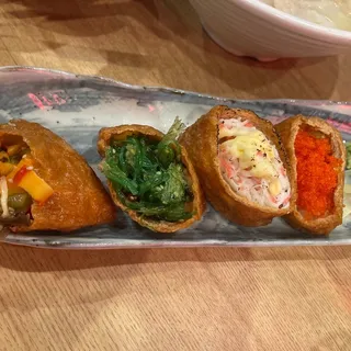 Rainbow Inari Sushi