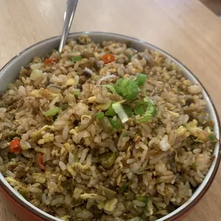Sour Bean Pork Fried Rice