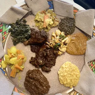 Meat and Veggie combo - yum!