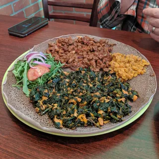 Chicken Tibsy and Spinach