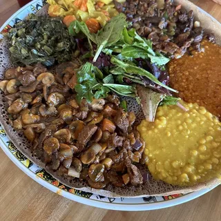 Beef Tibsy and Mushroom